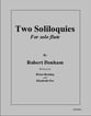 TWO SOLILOQUIES cover